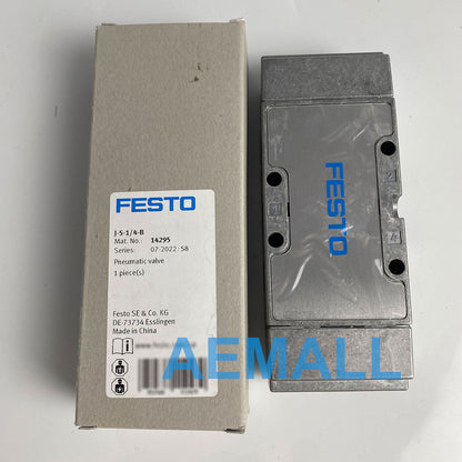 1pcs Festo J-5-1/4-B 14295 Pneumatic Valve