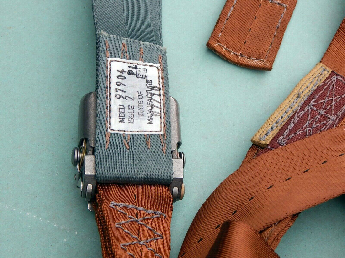 new Martin Baker Parachute Harness TYPE B MK Aircraft Belt Pilot Ejection Seat NOS ! - MARTIN BAKER