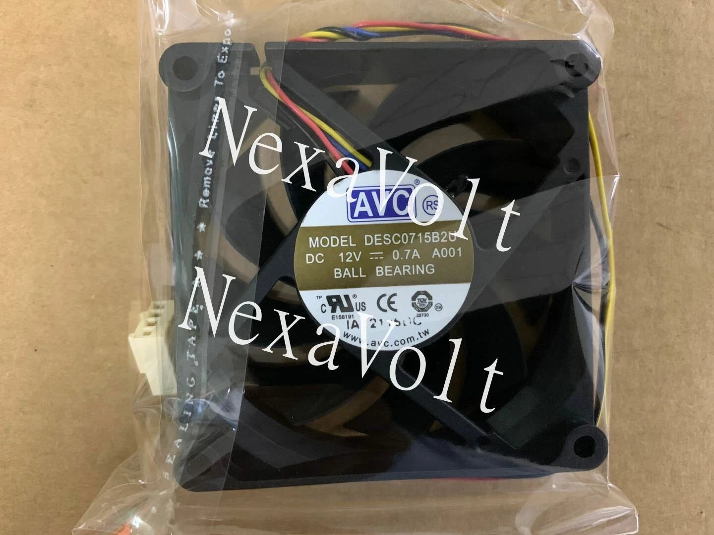 AVC DESC0715B2U 12V 0.7A 7015 7cm 4-wire PWM CPU server Fan