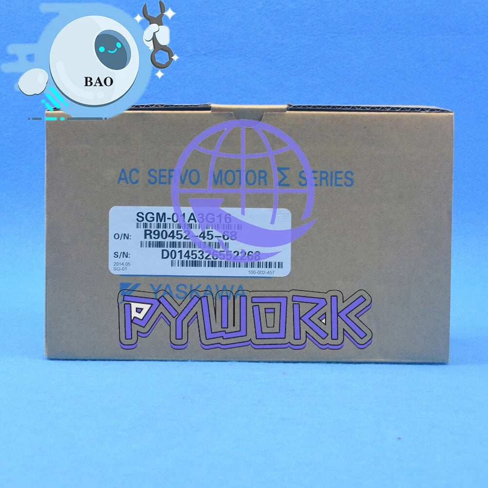 1PCS Yaskawa Servo Motor SGM-01A3G16