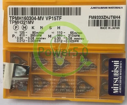 10PCS/ Mitsubishi TPMH160304-MV VP15TF CNC Blade~