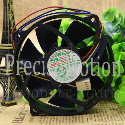 MAGIC MGT9212UR-W25 90mm x 25mm CPU Round Cooler Cooling Fan 12V 0.54A 4Pin