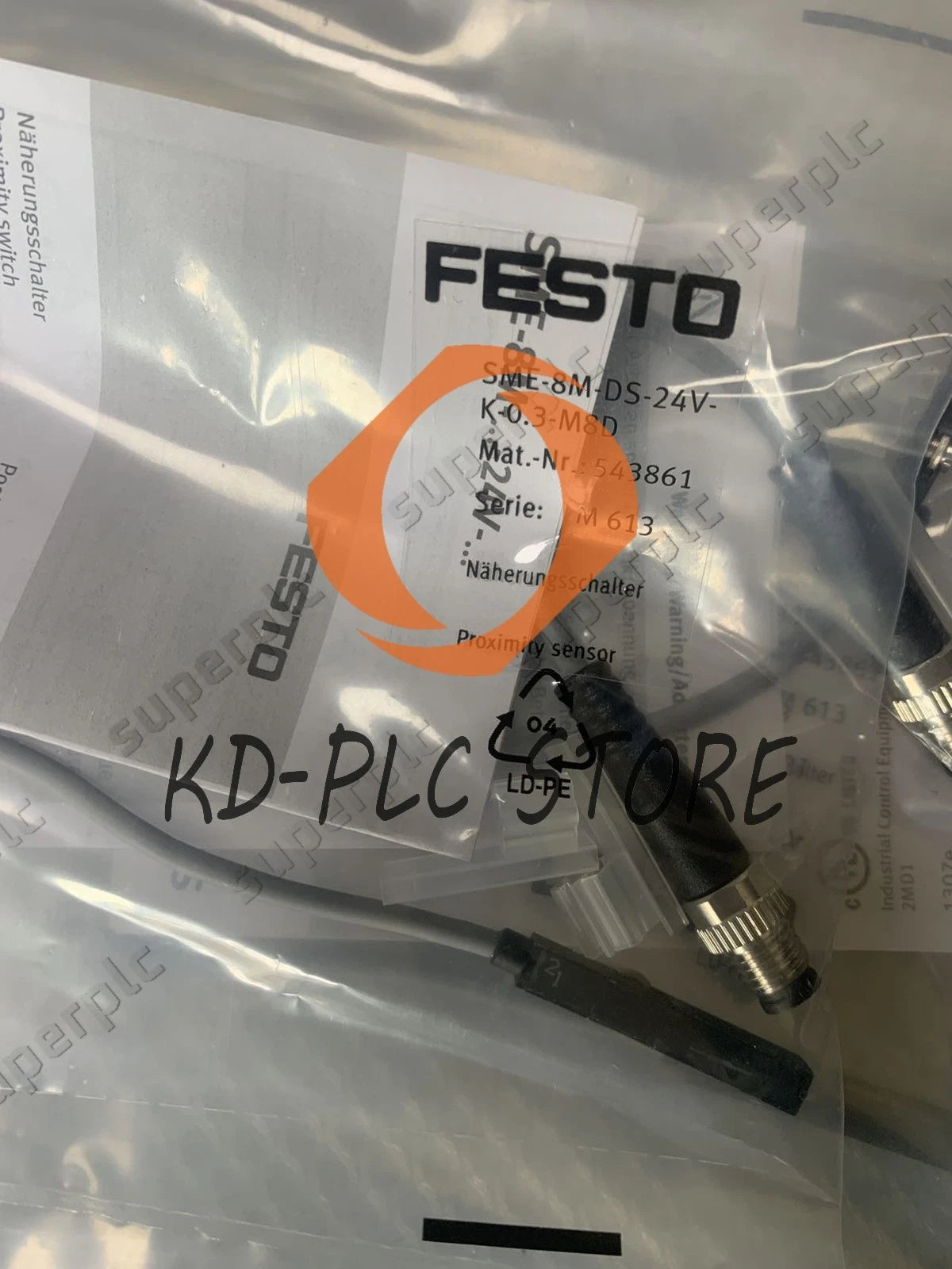 SME-8M-DS-24V-K-0 3-M8D SME8MDS24VK03M8D 543861 FESTO