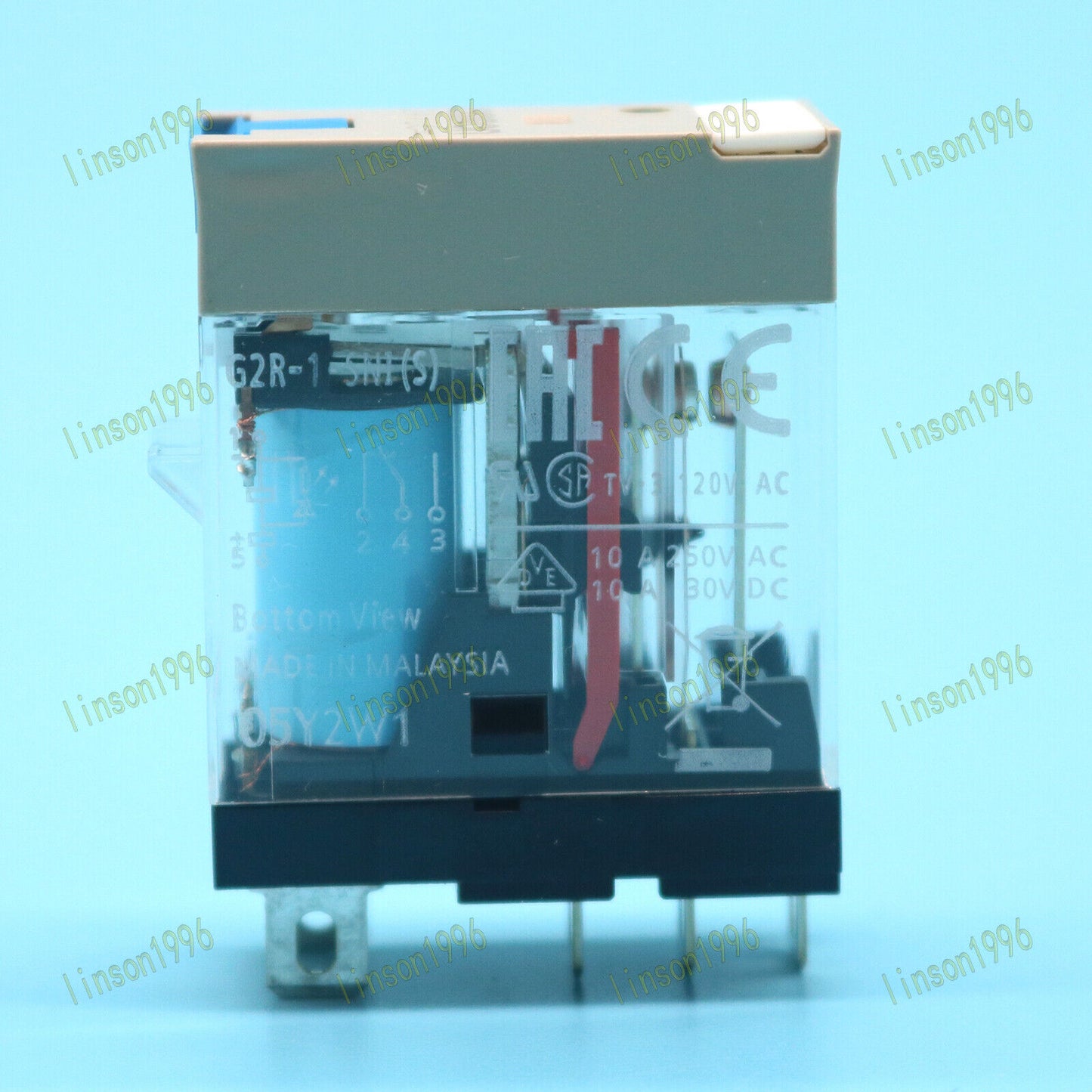 10-PC Omron Relay G2R-1-SNI DC24 Power Plug Relay Box - OMRON