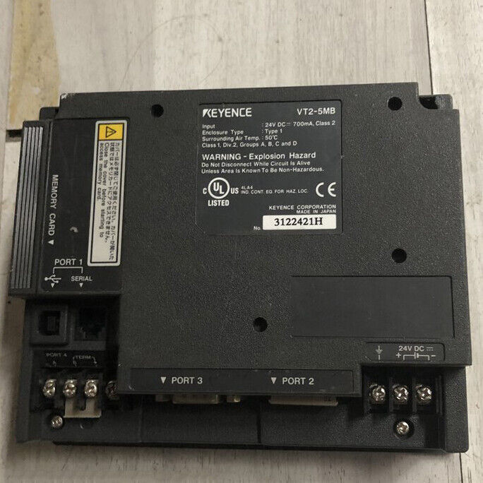 Keyence VT2-5MB Operator Panel - Industrial Control Panel - KEYENCE