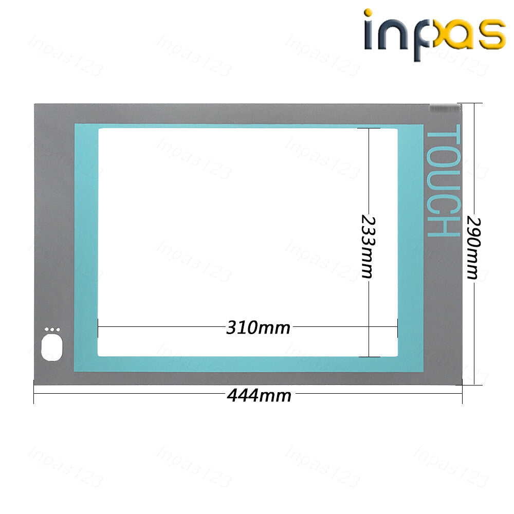 new For 6AV7843-0BF10-0CB0 6AV7 843-0BF10-0CB0 Touch screen glass +Protective flim