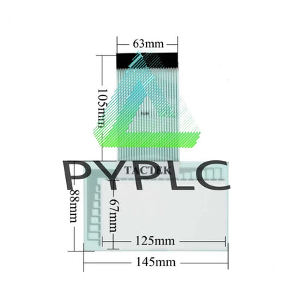 for 2711-B5A20 2711-B5A16 Digitizer Glass + Membrane Keypad Touch Screen Panel