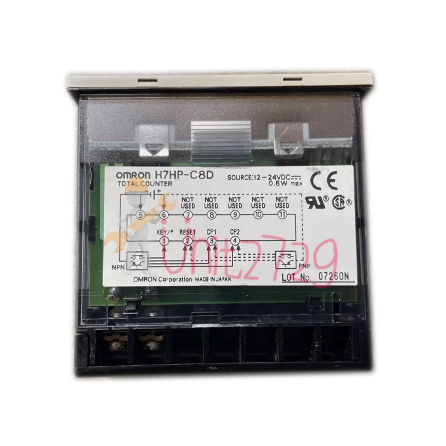 1PC OMRON H7HP-C8D electronic counter #un