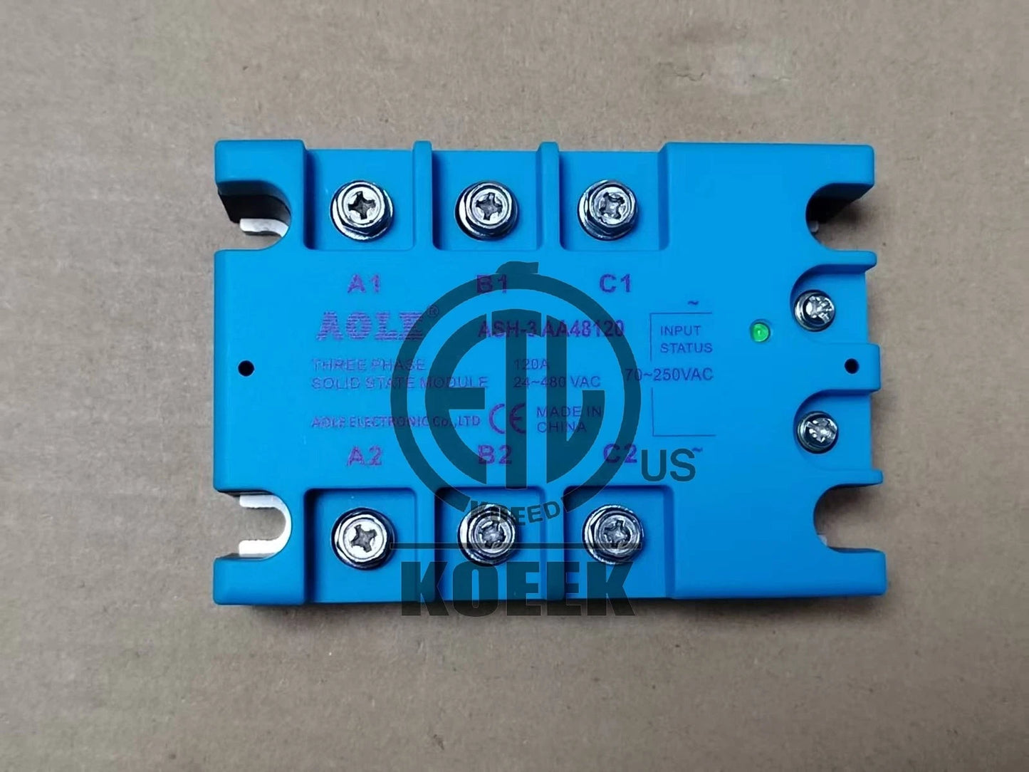 TSR-120AA-H three-phase solid state relay 120A AC control AC ASH-3 AA48120