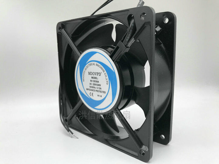 High-Temperature Resistant Cooling Fan MDOVPD M-12038A W1-B 220/240V 0.12A - MDOVPD