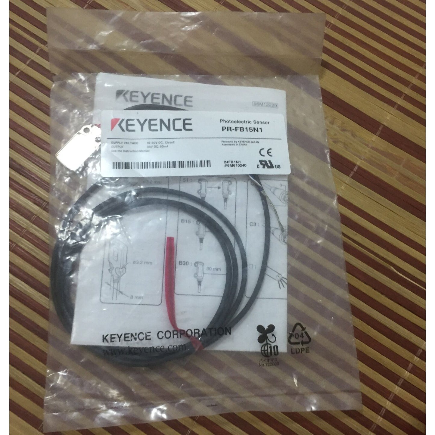 1PC KEYENCE laser sensor PR-FB15N1 ONE Year - KEYENCE