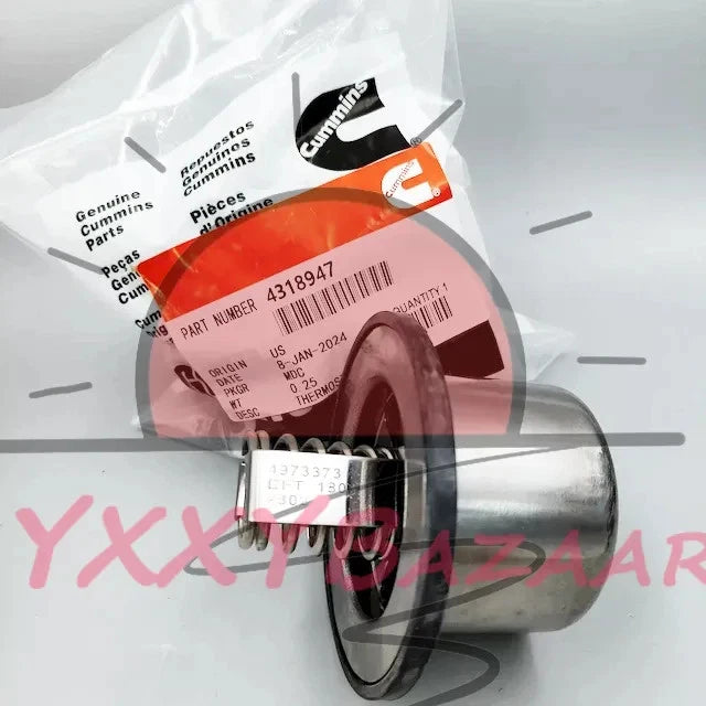 Thermostat 180° 4318197 for Cummins Engine ISX N14 L10 4973373 3335550