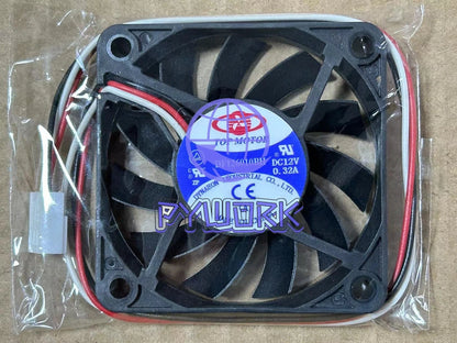 TOP MOTOR DF126010BH 6010 12V 0.32A 6CM cm gale volume chassis fan~