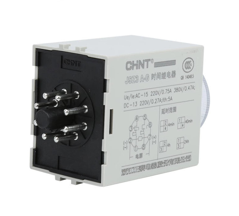 Chint JSZ3A Series (JSZ3A-A,B,C,D,E,F,G) Time Relay