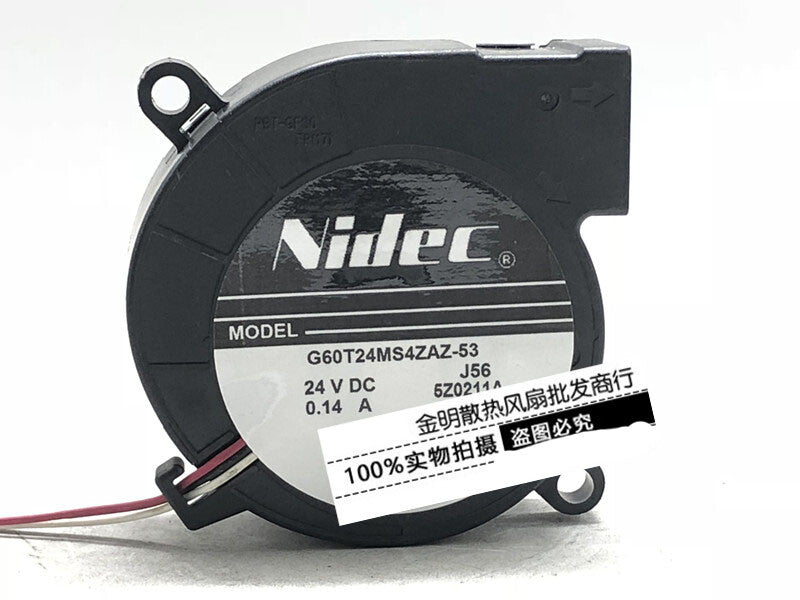 NIDEC G60T24MS4ZAZ53 24VDC 0.14A projector turbo cooling fan