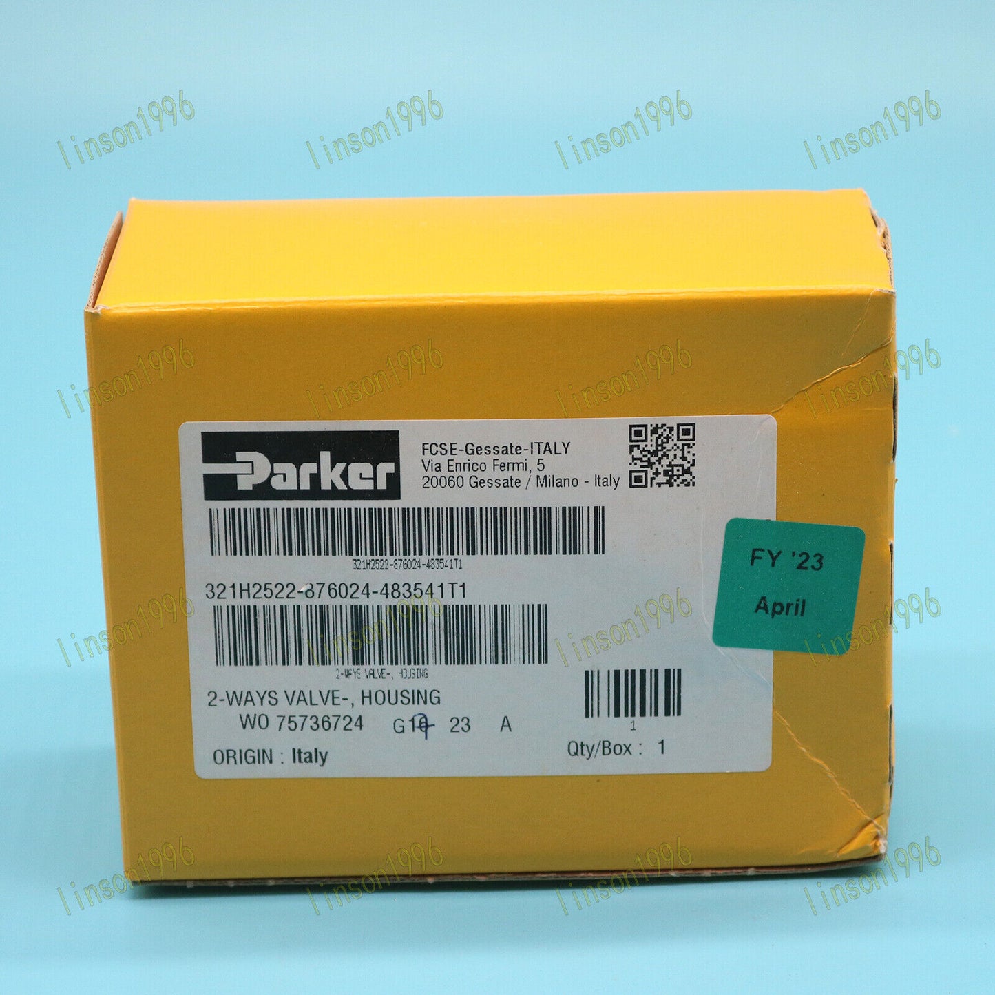 New 1pcs Parker Solenoid Valve 321H2522 1 Year - PARKER