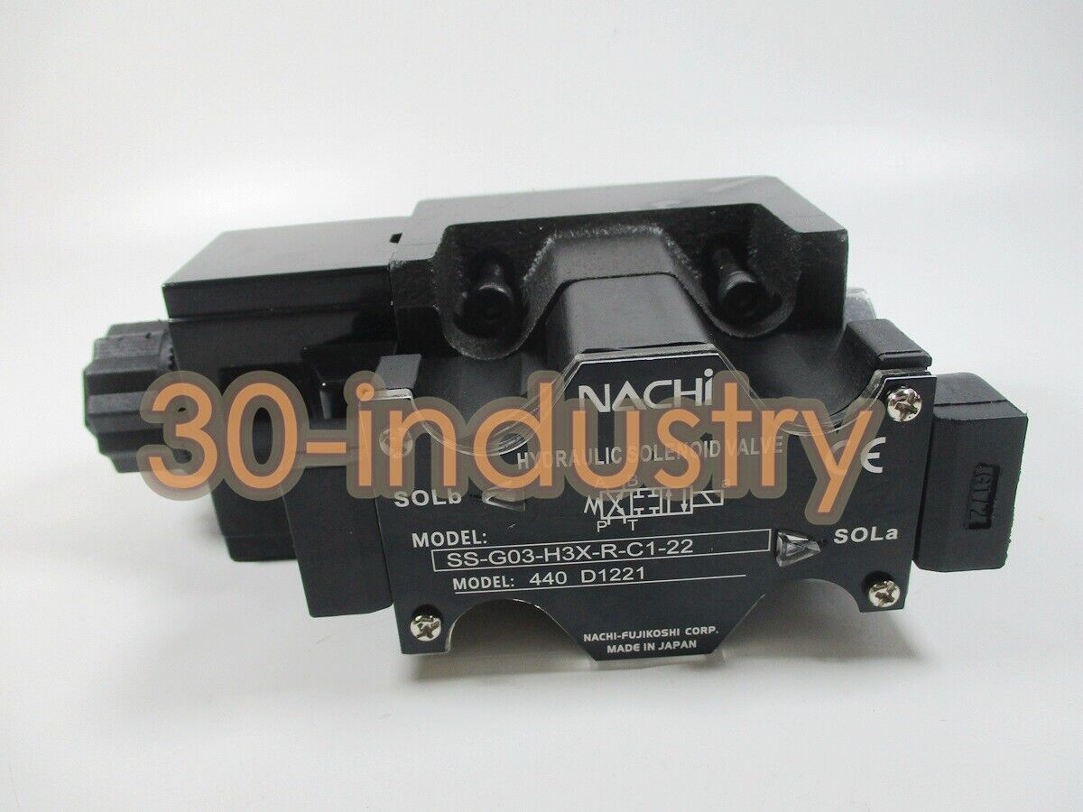 NACHI Solenoid Valve SS-G03-H3X-R-C1-22 with M6 Thread Aperture - NACHI