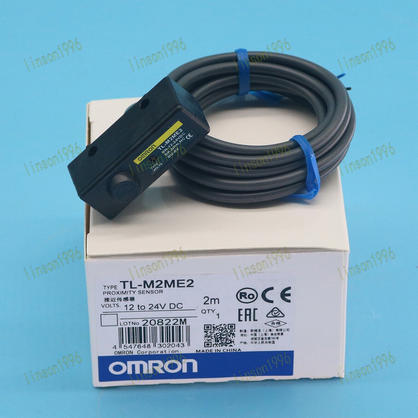 Omron Proximity Switch Sensor TLM2ME2 12-24VDC, 1PC, Fast Ship - OMRON