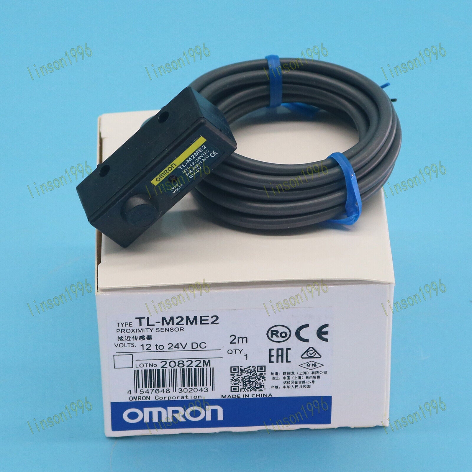 Omron Proximity Switch Sensor TLM2ME2 12-24VDC, 1PC, Fast Ship - OMRON