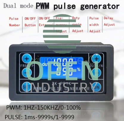 Dual Mode PWM Generator Pulse Generator Frequency Duty Cycle Adjustable Module M