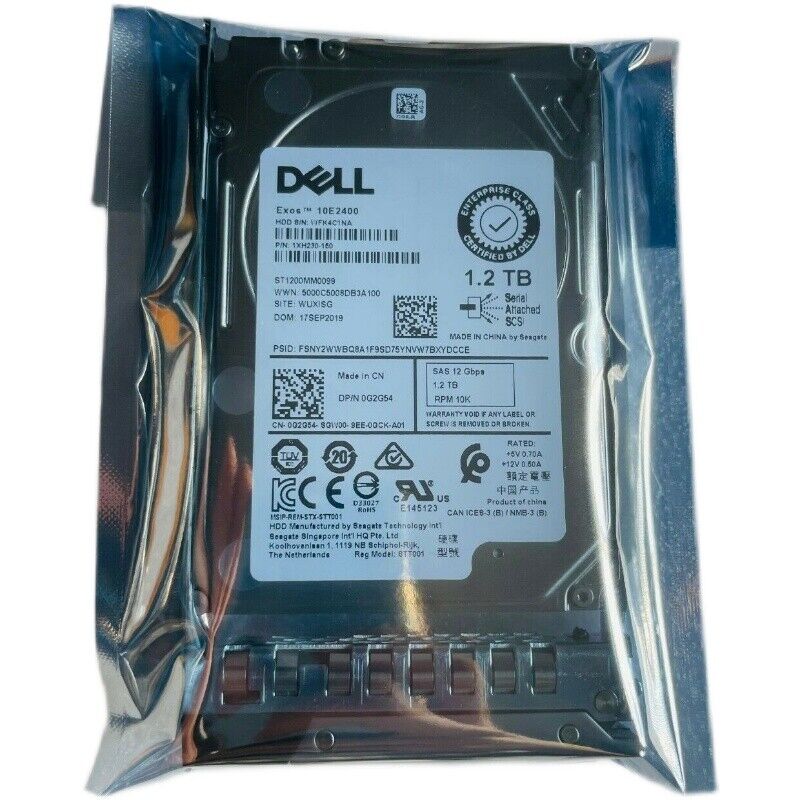 new DELL 1.2TB 12Gb/s 2.5" 10K Enterprise Hard Drive ST1200MM0099 HDD