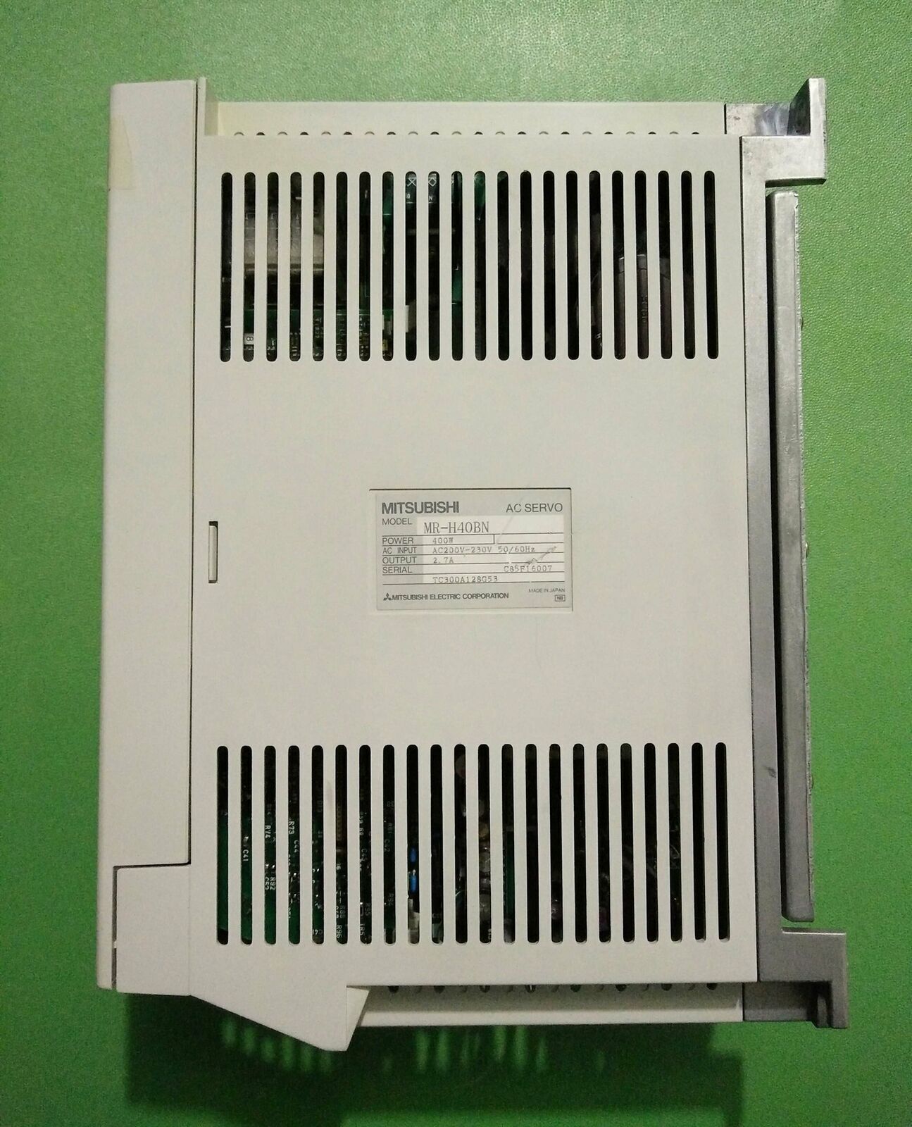 Used Mitsubishi Servo Drive MR-H40BN, Tested in Good Condition - MITSUBISHI