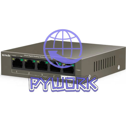 TEG1105P-4-63W 5 Gigabit Network Switches PoE Power Supply Switch VLAN