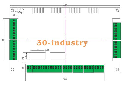 BC2802-YB CNC100T Automatic Feeding Instrument Lathe CNC System Panel - KOEED