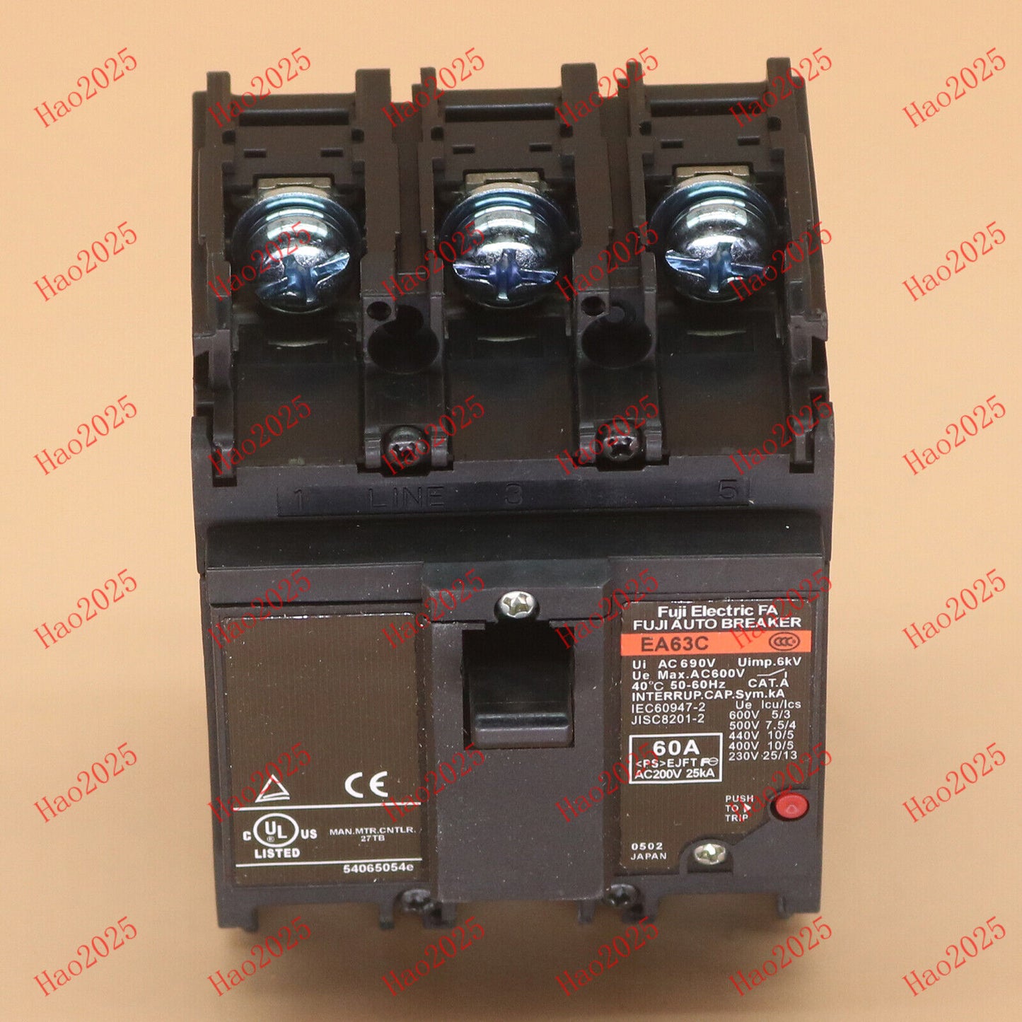 new EA63C 60A 3P For Fuji Circuit Breaker - FUJI