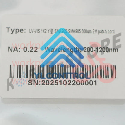 1PC SMA905 1X2 600um Y UV-VIS type 1M fiber bundle bifurcated fiber jumper #US