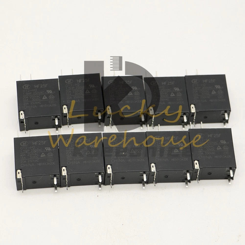 HF25F-024-H JQC-25F-024-H HongFa Power Relay 24VDC 20A 250VAC 3 Pins x 10PCS