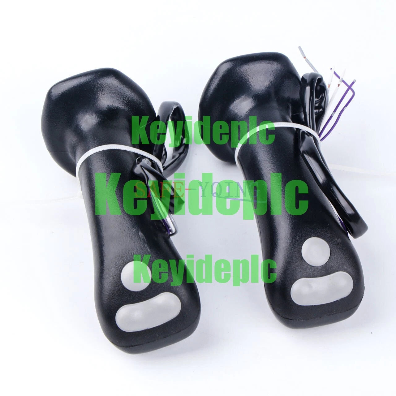 1 Pair Handle Fits EXCAVATOR 3 BUTTONS #ke