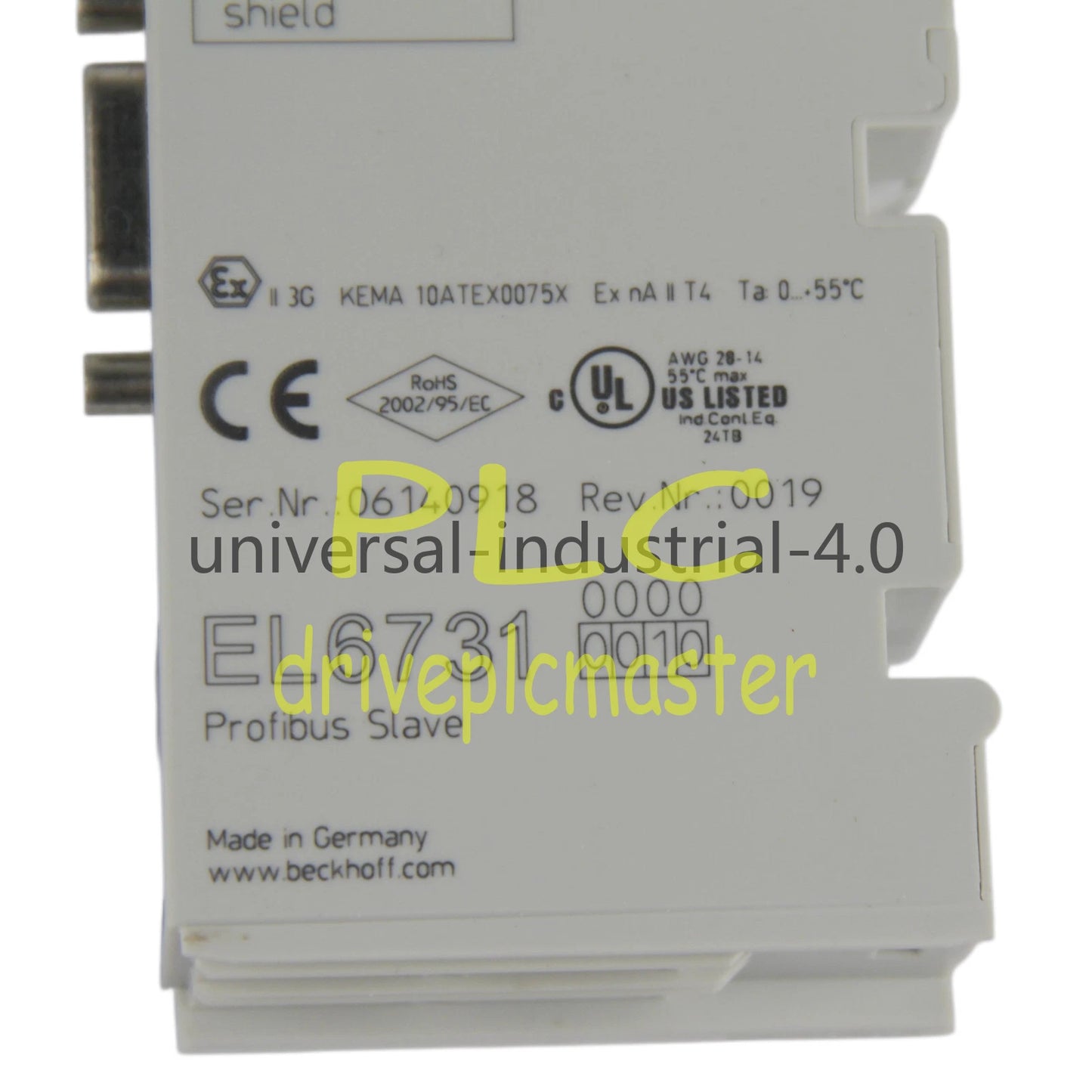 BECKHOFF EL6731-0010 PROFIBUS Master Terminal #dr
