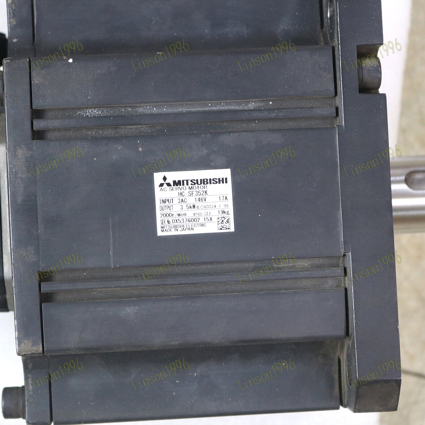 used 1PC Mitsubishi AC servo motor HC-SF352K FAST SHIP - MITSUBISHI