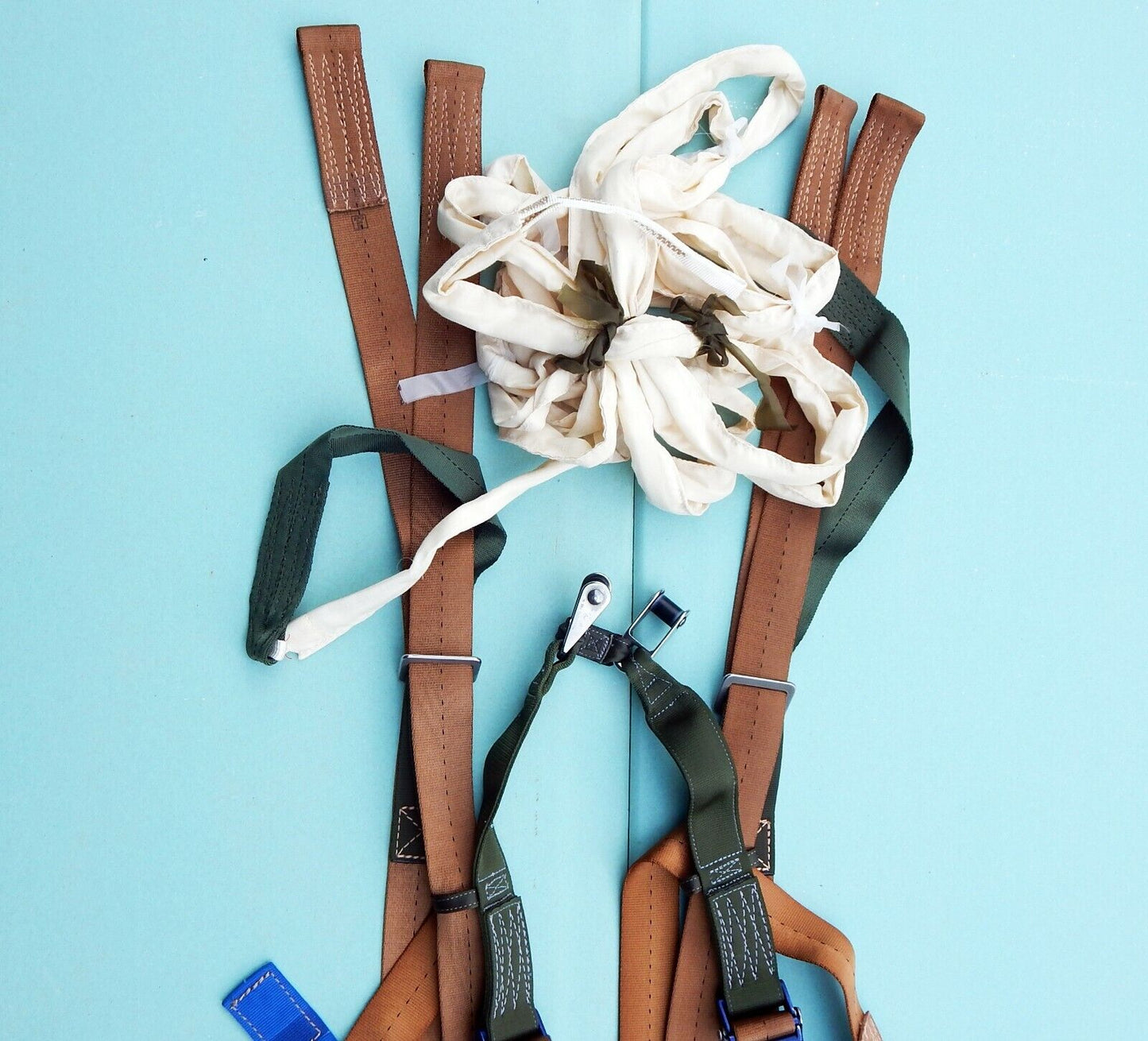 new Martin Baker Parachute Harness Aircraft Belt Pilot NOS - MARTIN BAKER