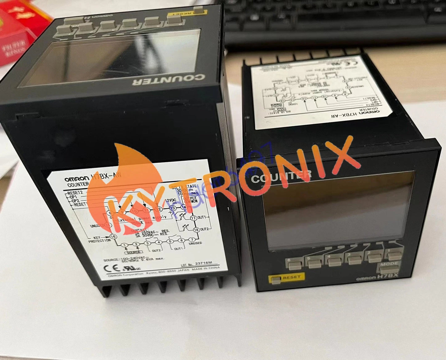 OMRON Counter H7BX-AW H7BXAW 100-240VAC Free Ship