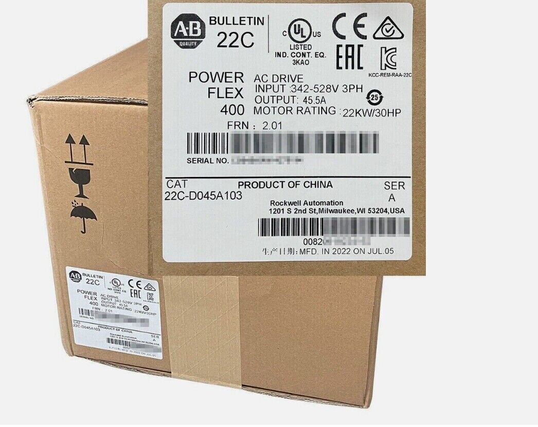 Sealed 22C-D045A103 PowerFlex 400 AC Drive 22kW 30HP 22CD045A103 SHIP - KOEED