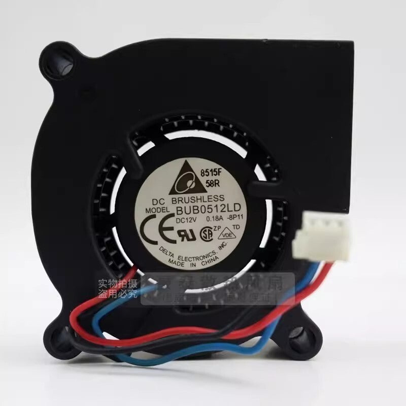 Delta BUB0512LD DC12V 0.18A 3-Pin Turbo Cooling Fan