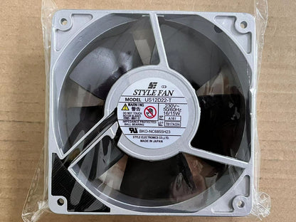 new STYLE FAN US12D22-T 220V 230V 16 15W 12038 metal iron leaf fan 120 * 120 * 38