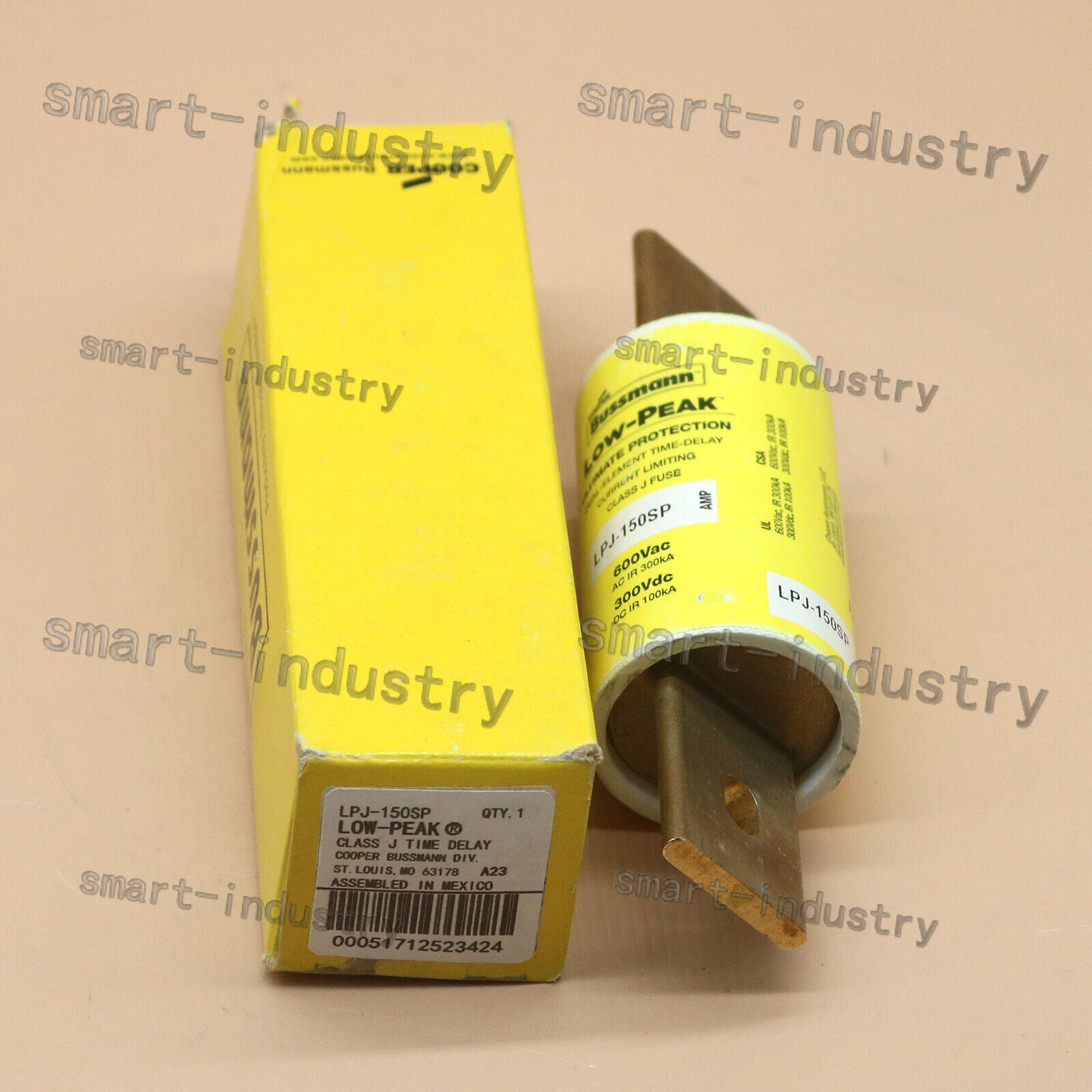 new One LPJ-150SP  Bussmann LOW PEAK 150A 600V Fuse 1 Year