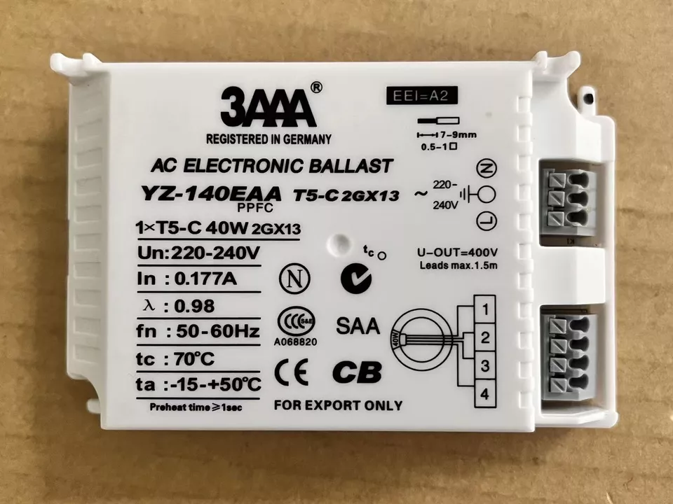 new 1pcs 40W lamp tube ballast For ballast YZ-140EAA FC /T5-C 40W ring
