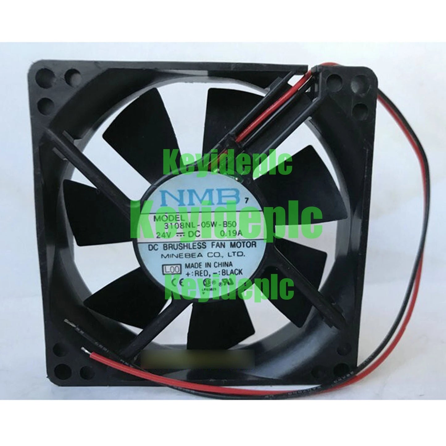 1pcs NMB 3108NL-05W-B50 DC24V 0.19A 2-Wire Inverter Cooling Fan#QW #ke