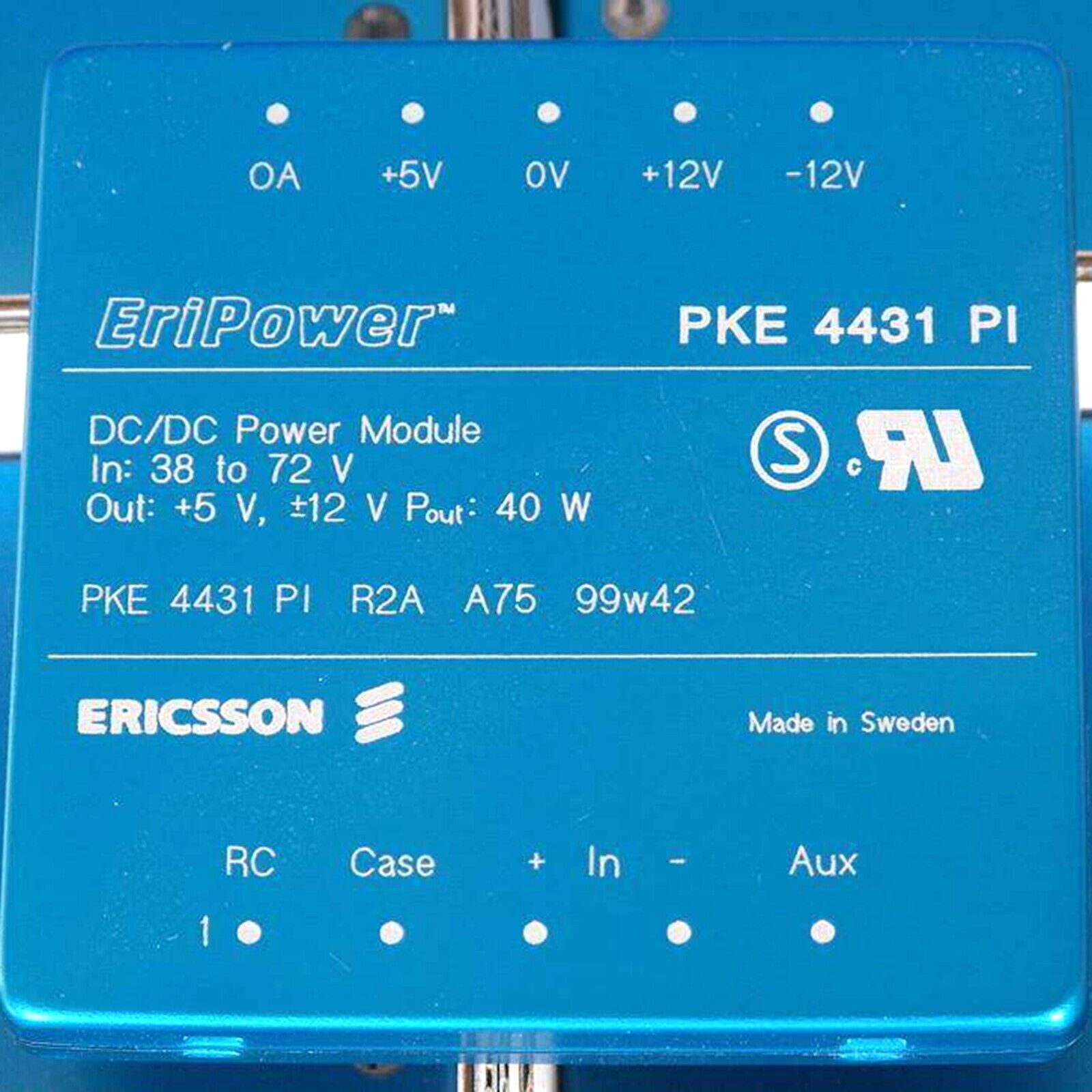 New ERICKSSON PKE4431PI Power Supply Module with 24V 50W Output for Efficient Energy Performance - ERICSSON