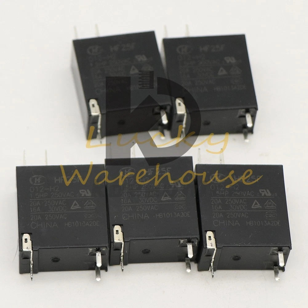 HF25F-024-H JQC-25F-024-H HongFa Power Relay 24VDC 20A 250VAC 3 Pins x 10PCS