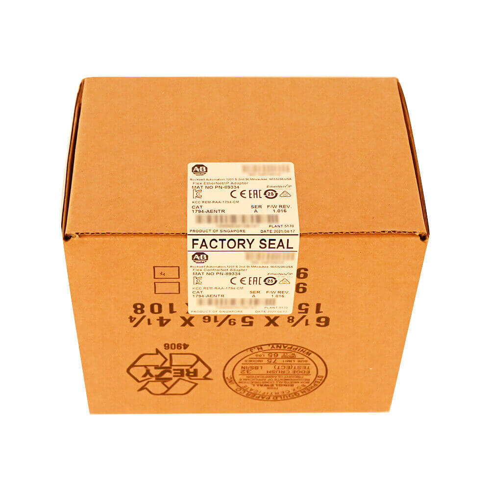 New Factory Sealed AB 1794-AENTR SER A Flex EtherNet/IP Adapter 1794AENTR US - KOEED
