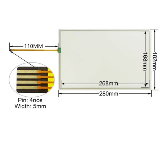 for 6AV2124-0MC01-0AX0 TP1200 + Overlay 6AV2 124-0MC01-0AX0 Touch Screen Panel