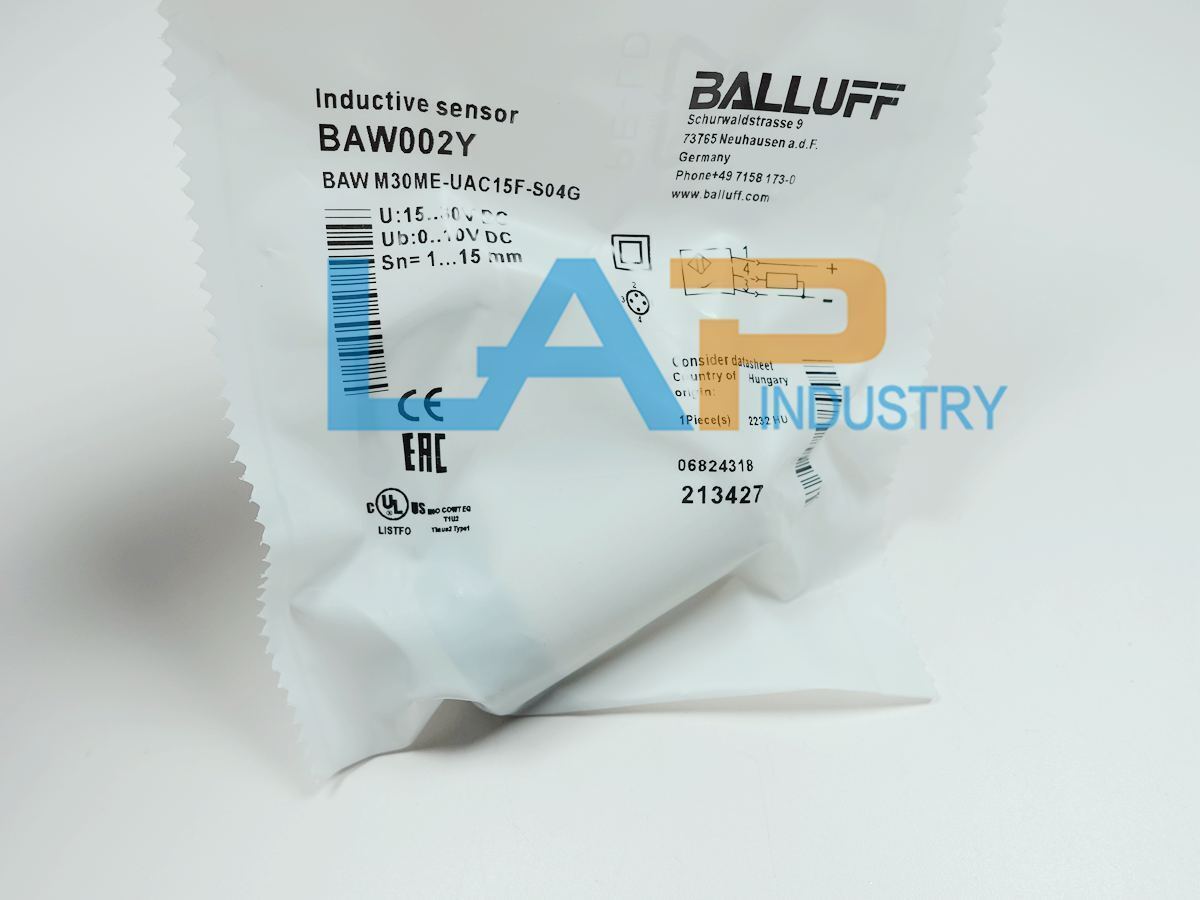 Proximity Switch BAW002Y BAW-M30ME-UAC15F-S04G 10-30VDC - BALLUFF