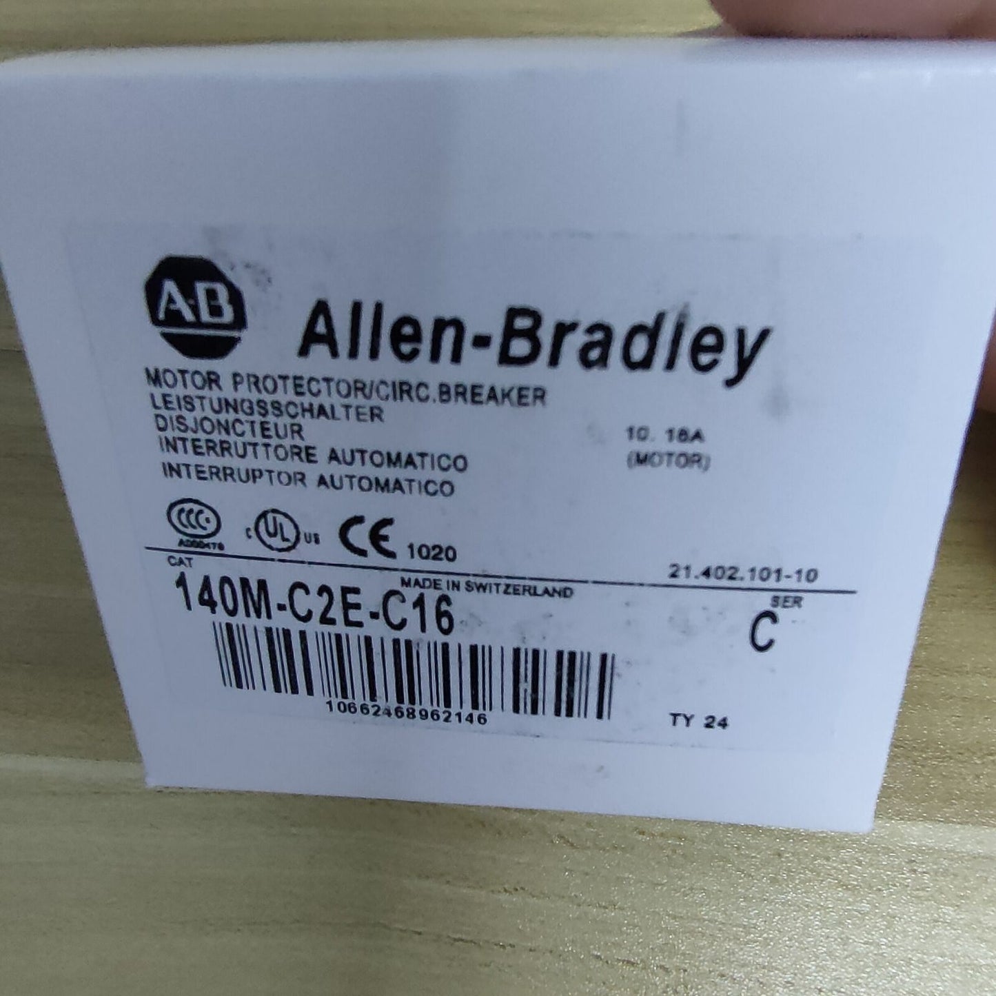 Allen-Bradley 140M-C2E-C16 Magnetic Trip Breaker Motor Protection - ALLEN-BRADLEY