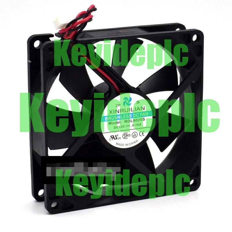 2pcs silent fan 92x92x25mm 12v 0.16A 2pin server cooling fan RDL9025S #ke