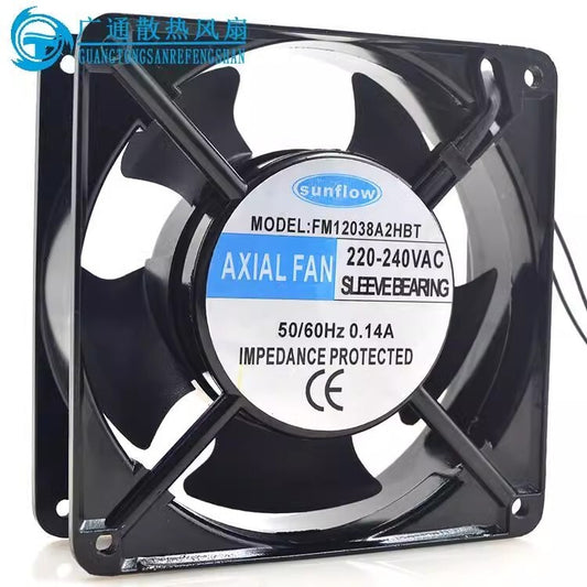 sunflow FM12038A2HBT 12038 220V-240V 0.14A 12CM AC Cooling Fan
